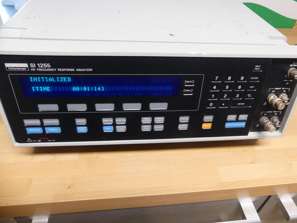 Schlumberger  SI 1255 SI1255  Frequency Response Analyzer