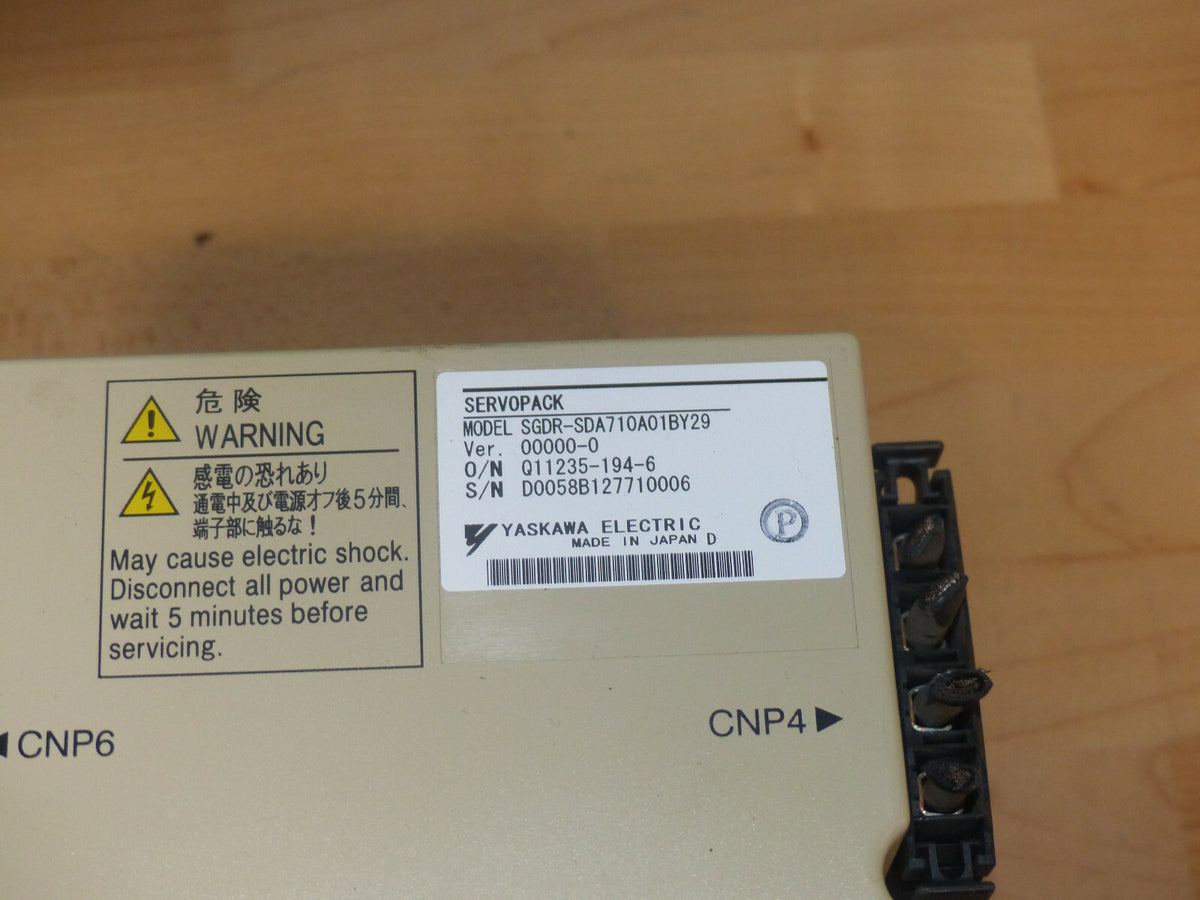 Yaskawa Servopack SGDR-SDA710A01BY29 used s.Bilder