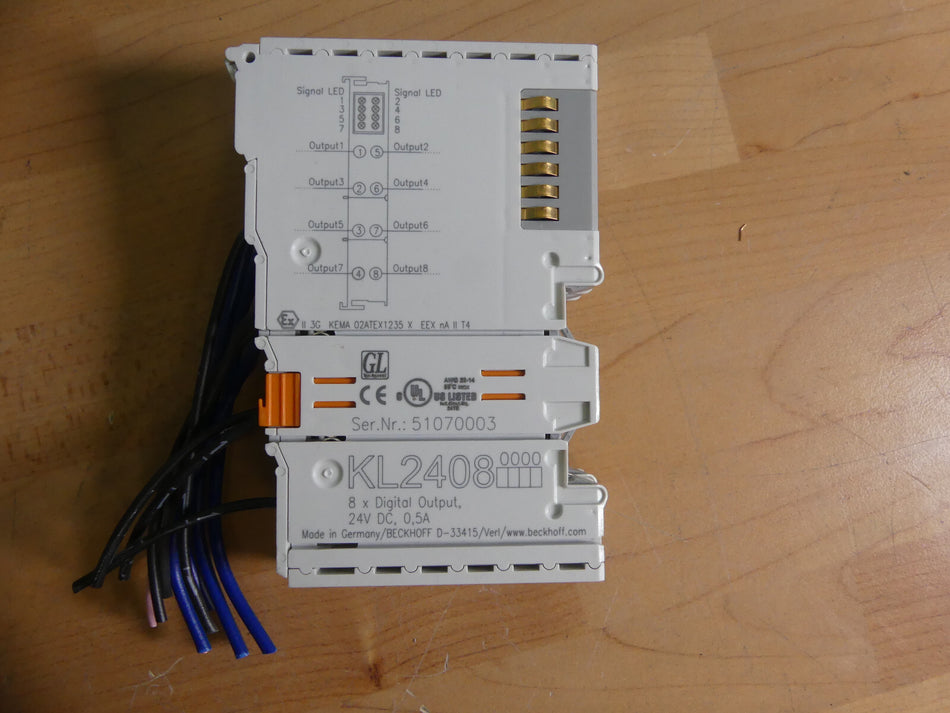2x Beckhoff KL2408