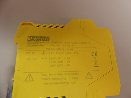 Phoenix Contact  Sicherheitsrelais PSR-SPP-24UC/ESA4/3X1/1X2/B  2963941