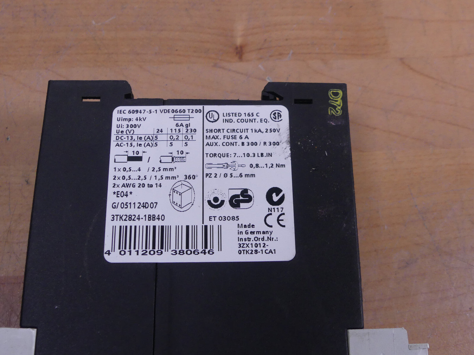 SIEMENS 3TK2824-1BB40 Sicherheitskombination