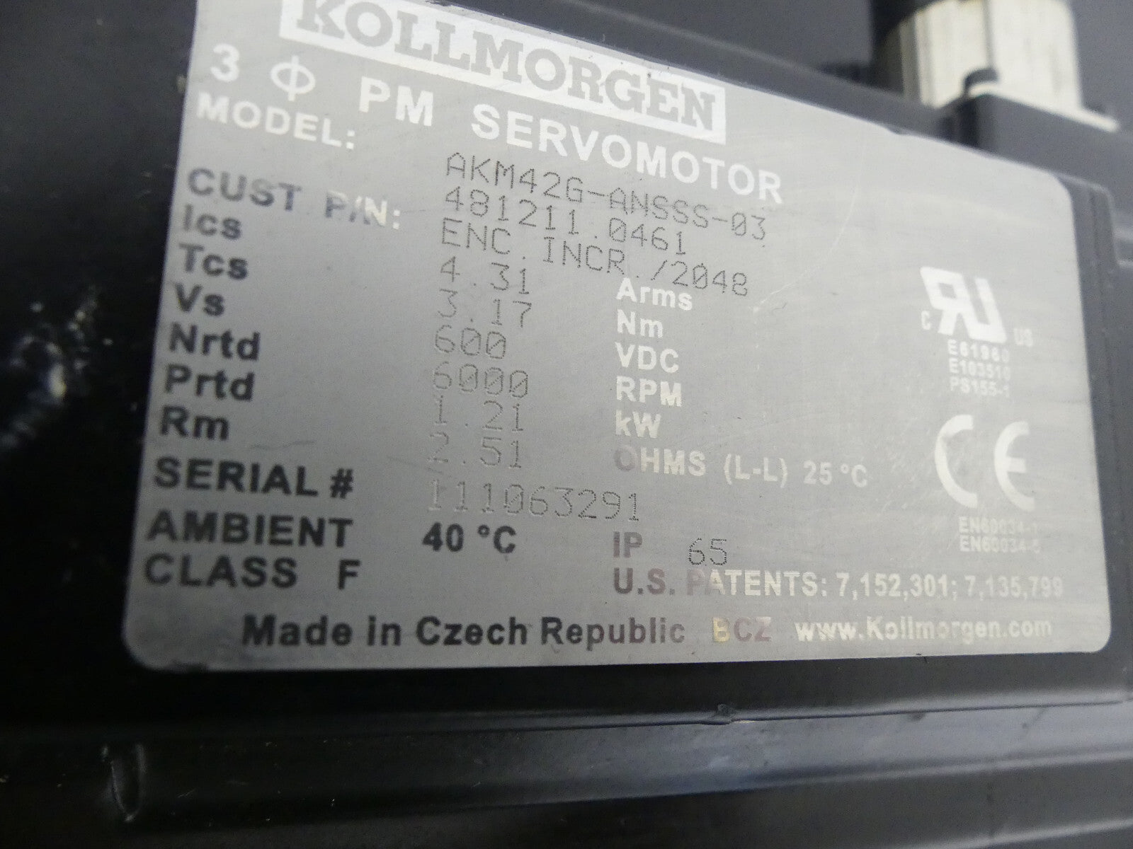 Kollmorgen AKM42G-ANSSS-03