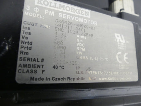 Kollmorgen AKM42G-ANSSS-03