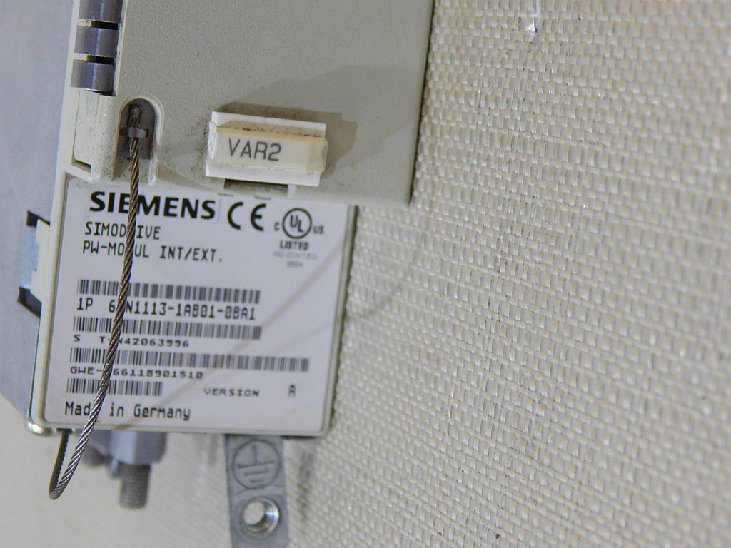SIEMENS SIMODRIVE PW-MODUL INT/EXT 6SN1113-1AB01-0BA1 Used