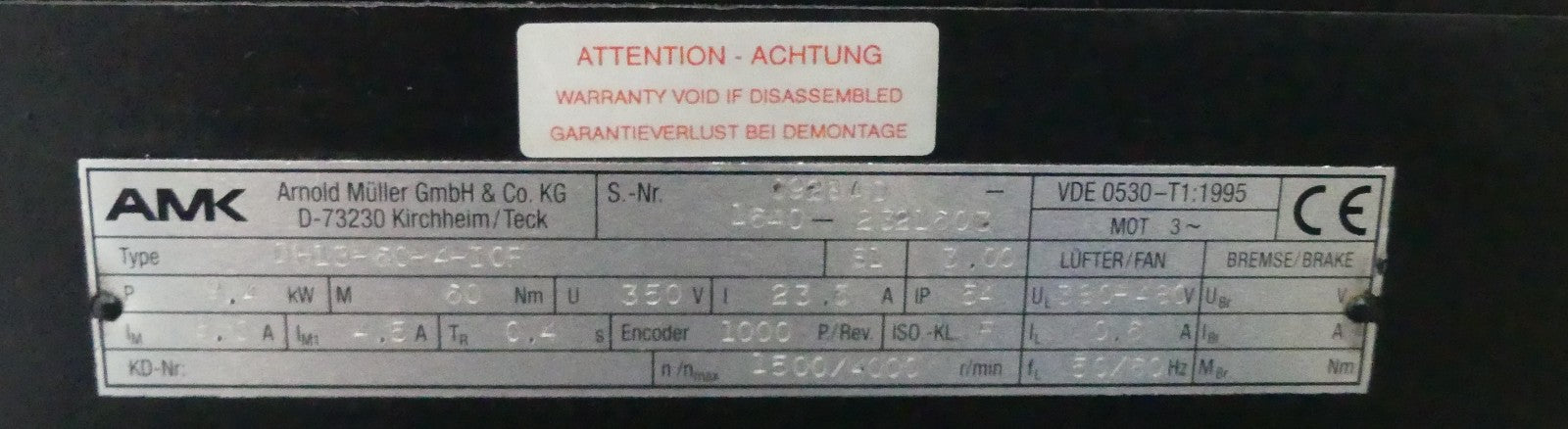 AMK DH13-60-4-I0F