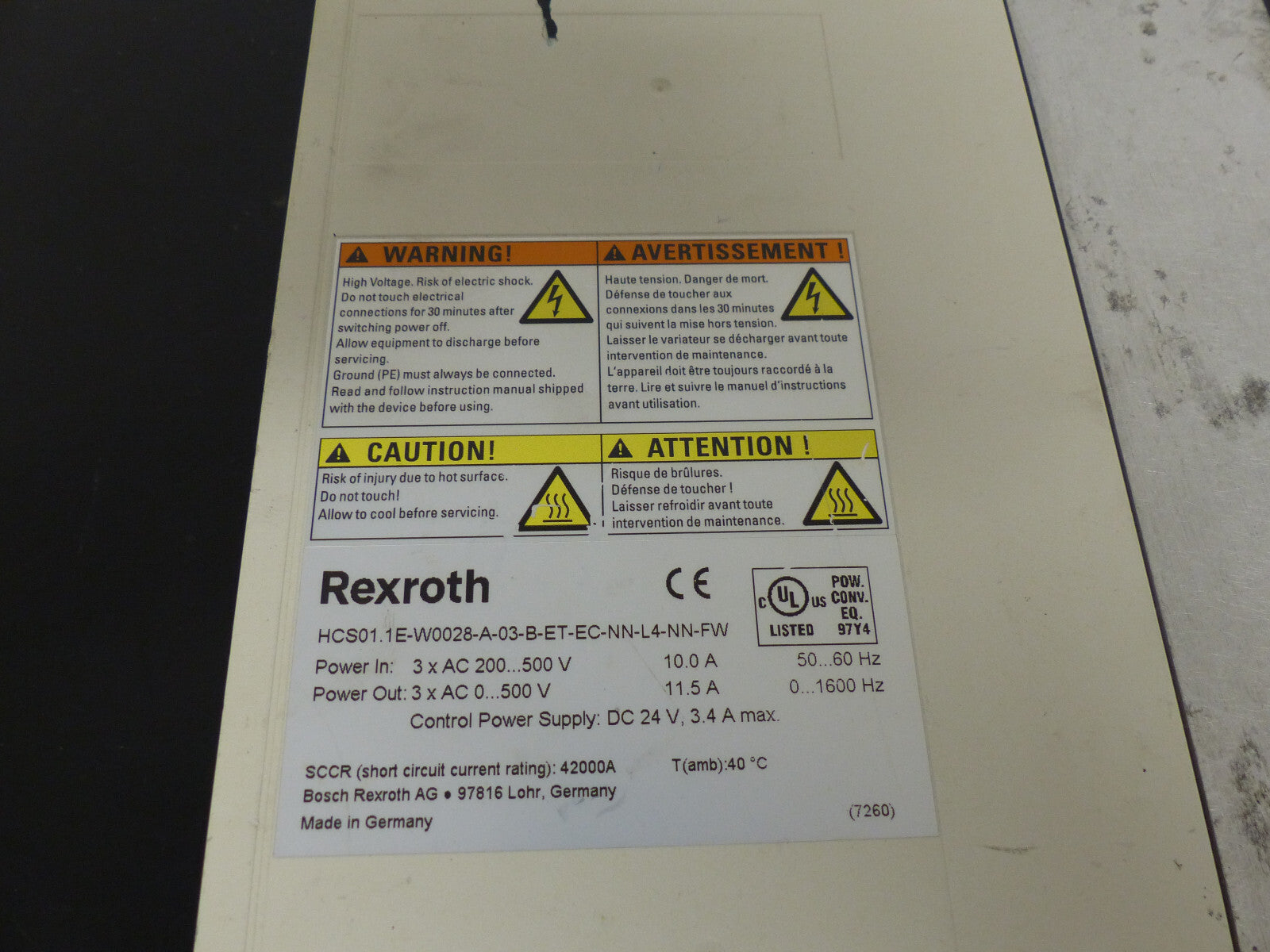 Bosch Rexroth HCS01.1E-W0028-A-03-B-ET-EC-NN-L4-NN-FW Leicht beschädigt s.Bilder