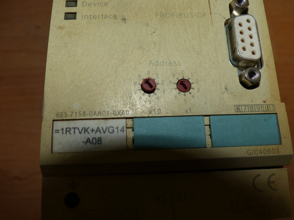 Siemens 6ES7 158-0AA01-0XA0 used s.Bilder