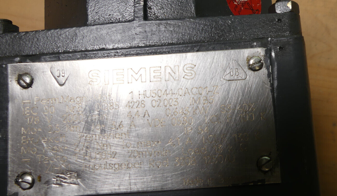 SIEMENS  1HU5044-0AC01-Z ( 1HU5 044-0AC01-Z