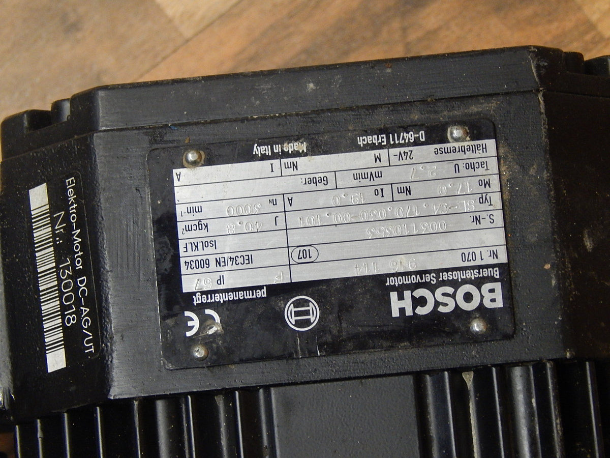 Bosch SE-C4.170.030-00.101 Bürstenloser Servomotor Motor Used