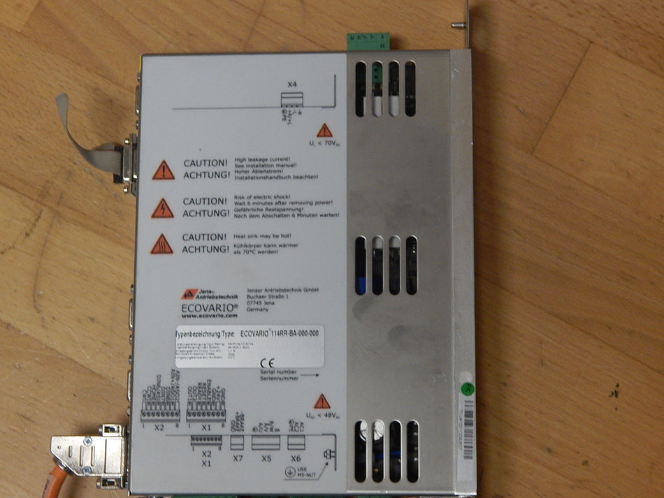 Jenaer Ecovario 114RR-BA-000-000 Leistungsversorgung 24VDC 7.1A  Used