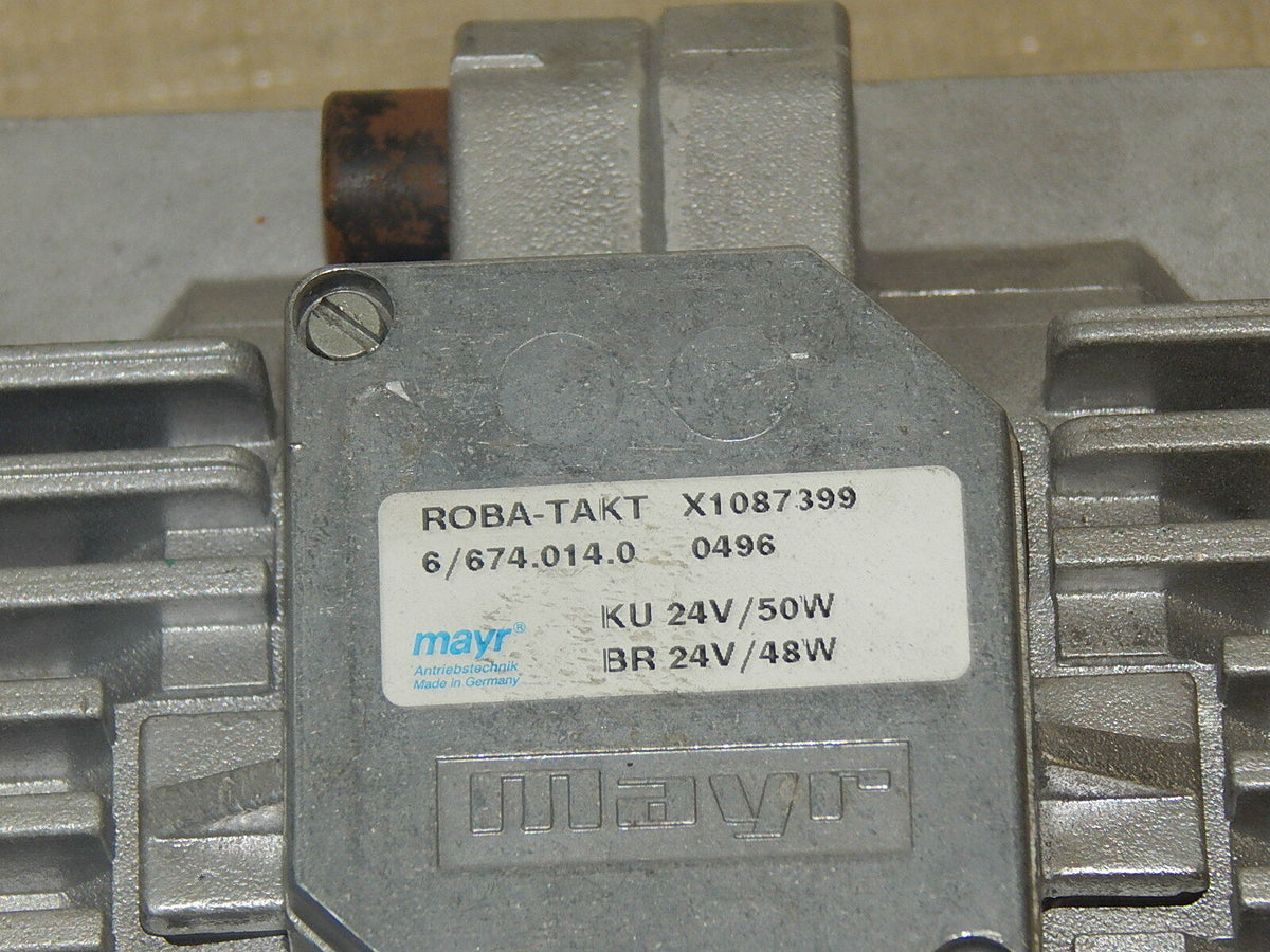 Mayr  Roba-takt   X10873993  6/674.014.0 0496  KU 24V/50W/BR24V/48W