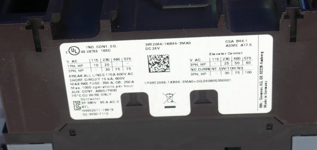 SIEMENS 3RT2046-1KB44-3MA0