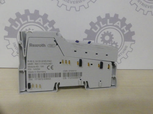 3X REXROTH R-IB IL 24 DI 8/HD-PAC MNR: R911171972-AB1