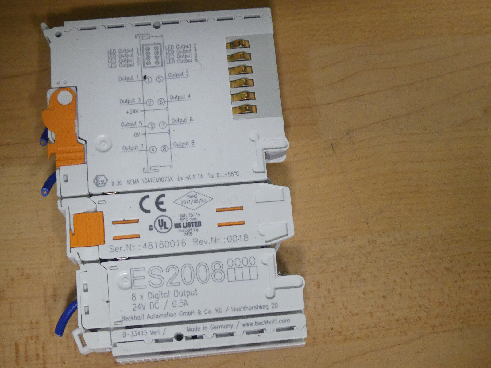 Beckhoff - EtherCAT-Klemme - ES2008 used
