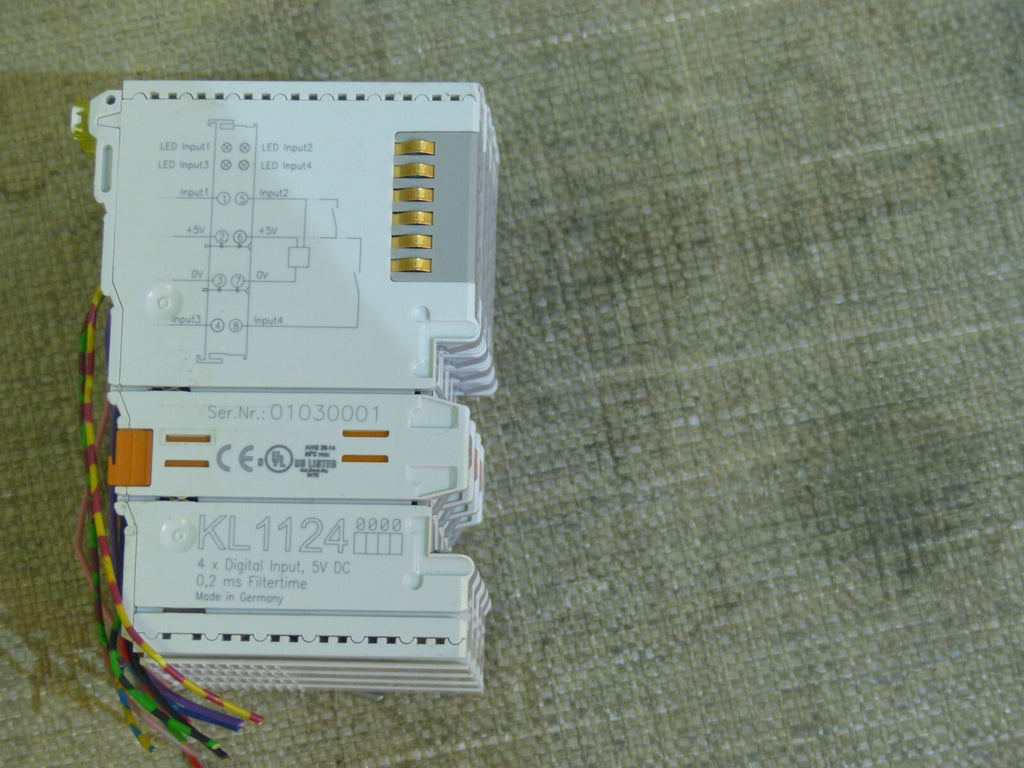 4x  Stück  Beckhoff  kL1124  4-kanal digital eingang klemme
