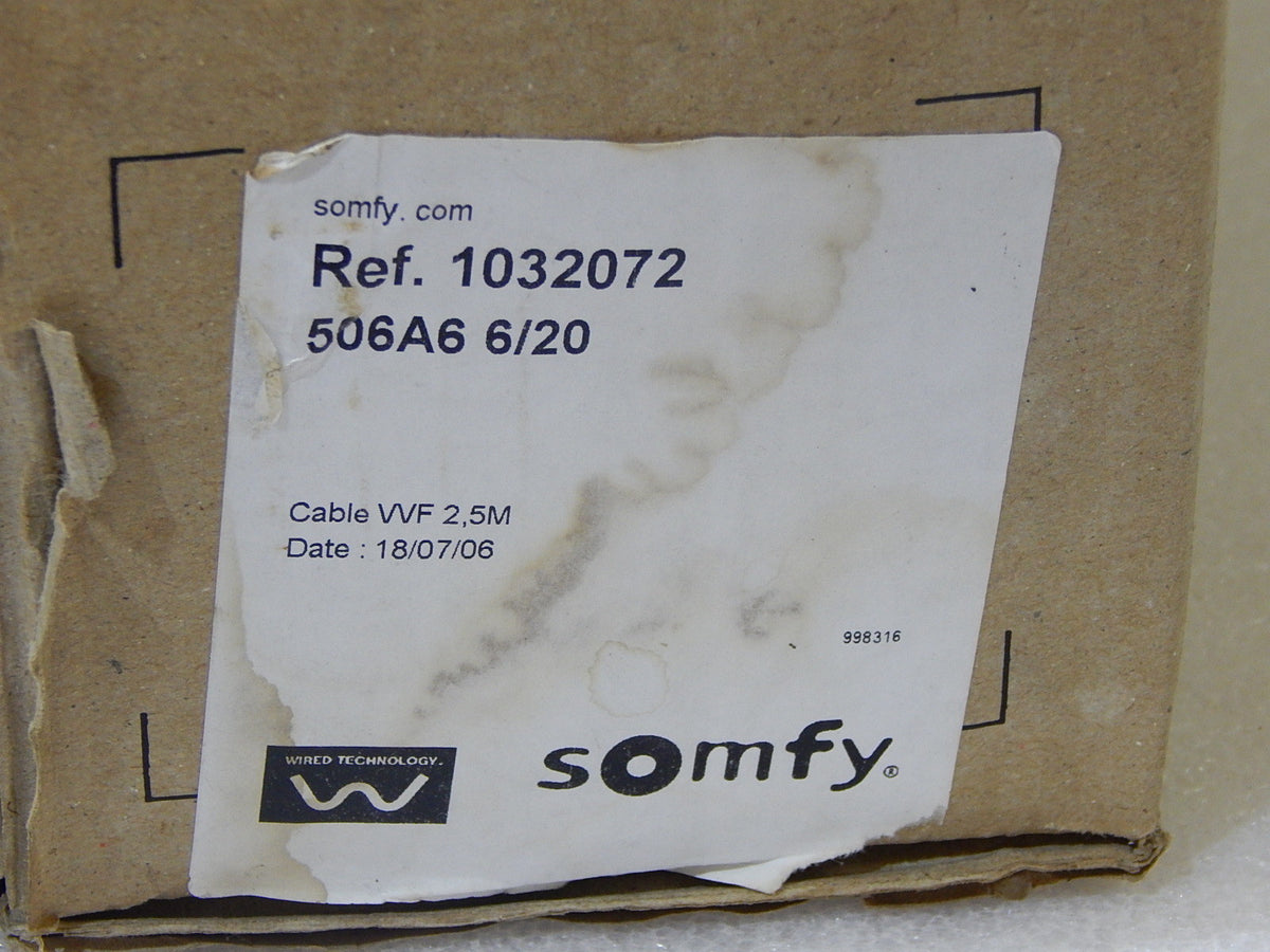Somfy Rohrmotor 506A6 6/20  LT 50    6  Nm Rolladenmotor, Rolladenantrieb, Motor