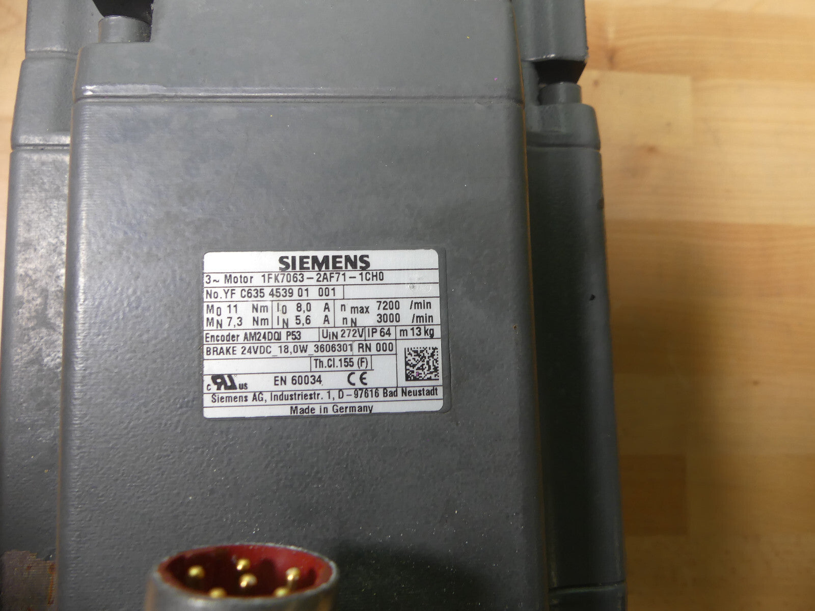 Siemens 1fk7063-2af71-1ch0