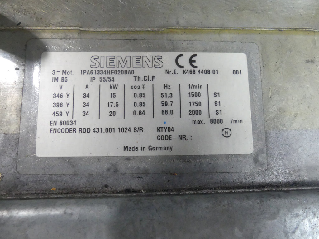 Siemens 1PA6 1334-HF02-0BA0 / 1PA61334HF020BA0