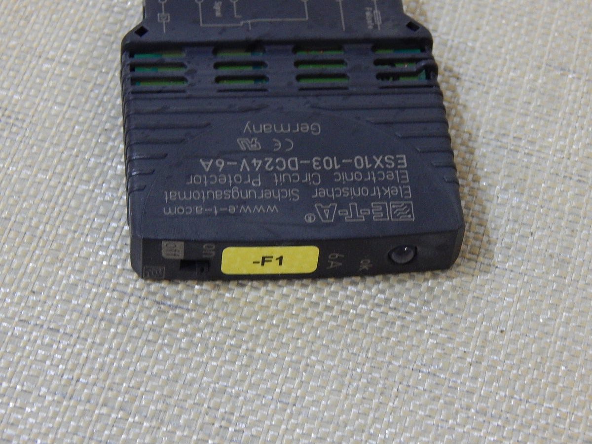 E-T-A  ESX10-103-DC24V-6A Elektronischer Sicherungsautomat  Used
