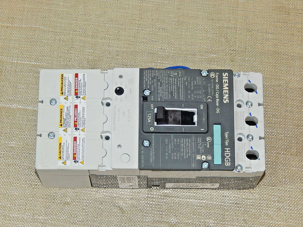 SIEMENS 3VL2515-3RR30-0AA0 + 3VL9212-7KN30 Leistungsschalter 125A used