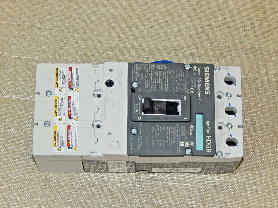 SIEMENS 3VL2515-3RR30-0AA0 + 3VL9212-7KN30 Leistungsschalter 125A used