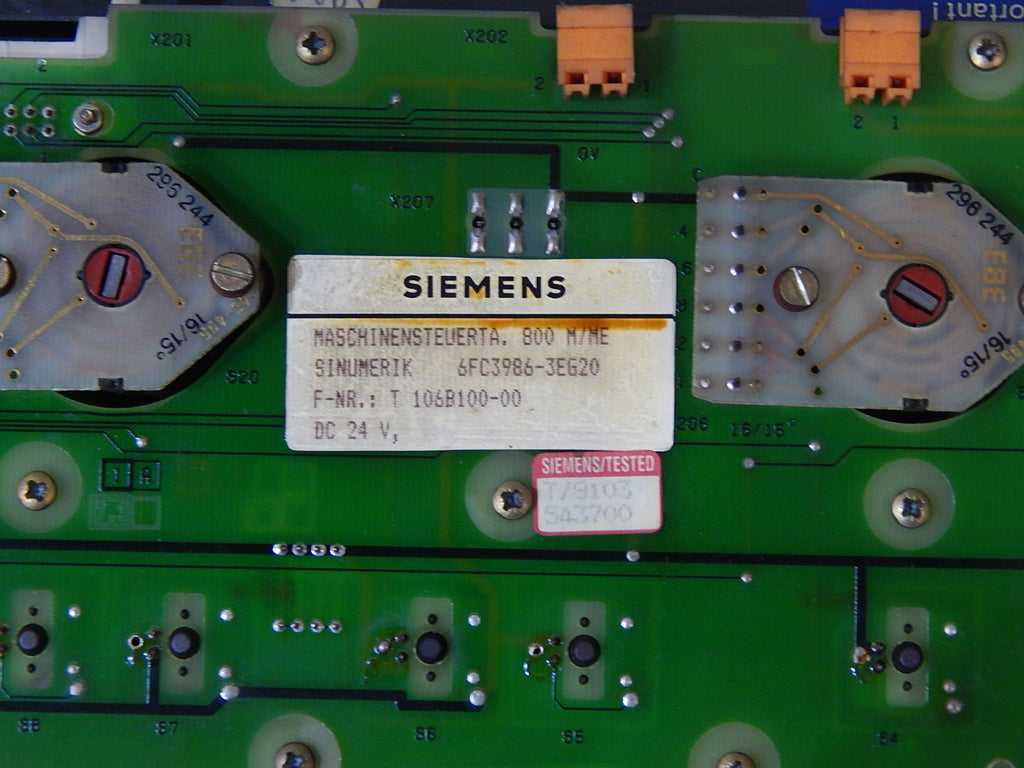 Siemens Sinumerik 6FC3986-3EG20 Maschinensteuertafel  Used