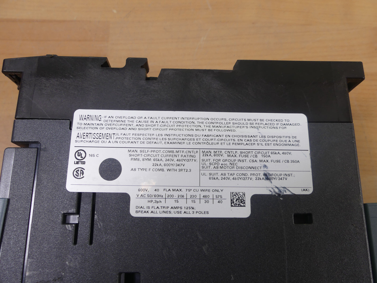 Siemens Sirius 3RV2031-4UA10 Leistungsschalter