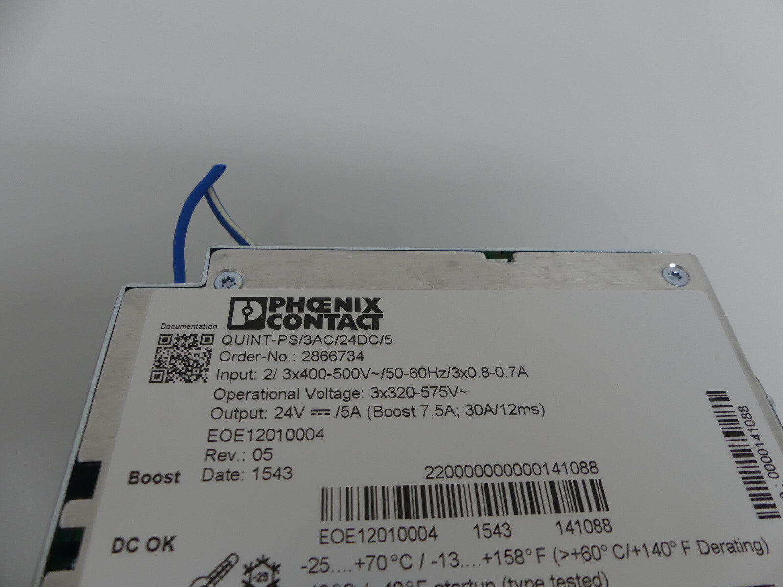 Phoenix Contact Quint-PS/3AC/24DC/5 2866734 Stromversorgung