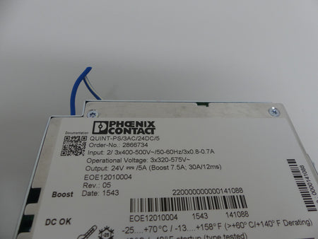 Phoenix Contact Quint-PS/3AC/24DC/5 2866734 Stromversorgung