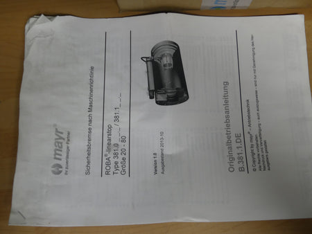 Mayr ROBA - Linearstop T6122038  7036284