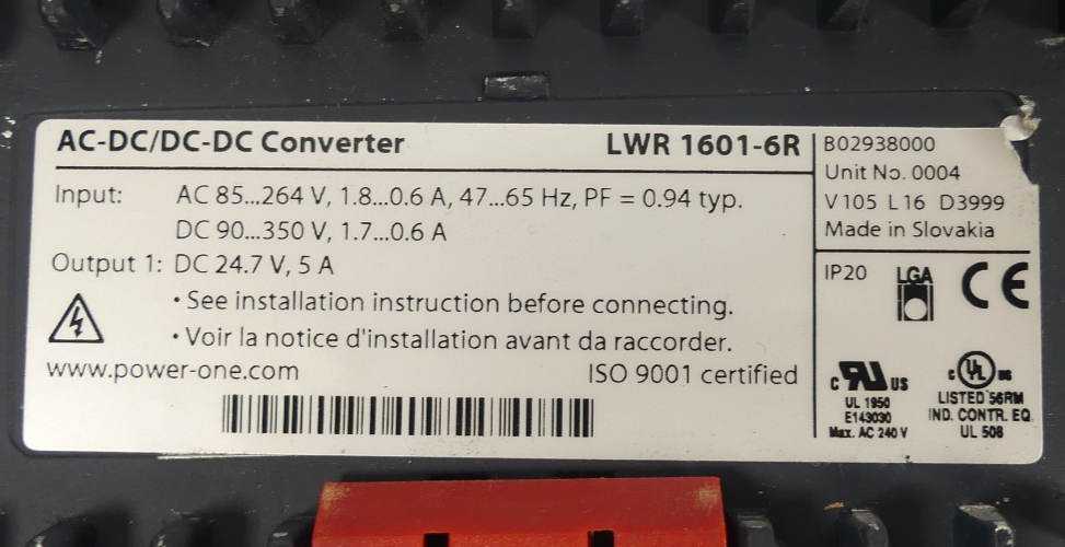 MELCHER LWR 1601-6R