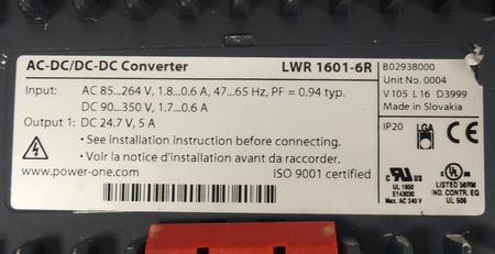 MELCHER LWR 1601-6R