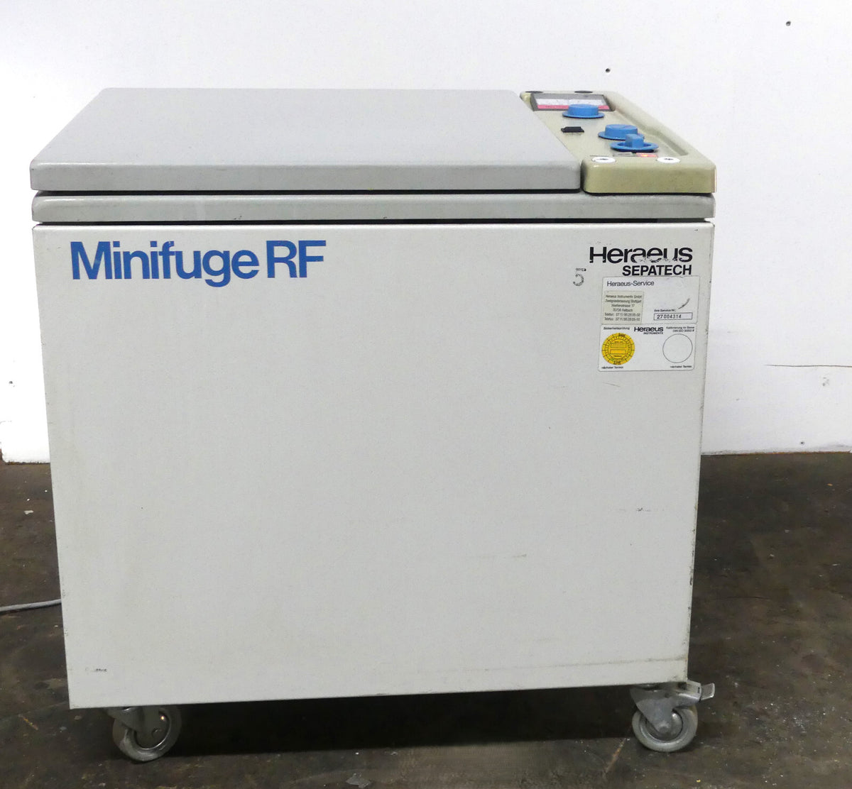 Heraeus Minifuge RF Kühlzentrifuge Zentrifuge Centrifuge