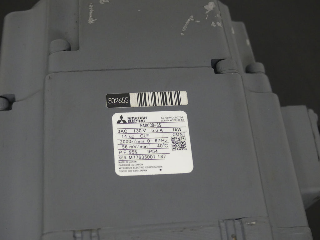 Mitsubishi HA80CB-SS Servomotor used s.Bilder