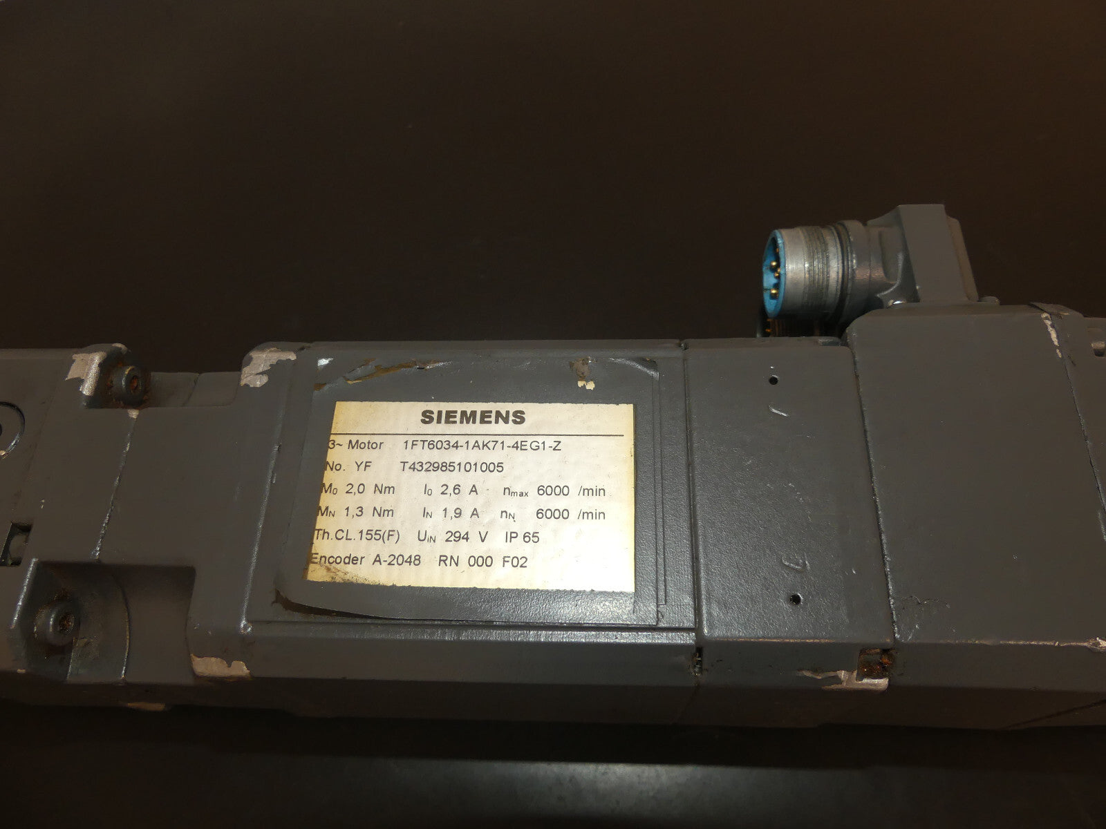 Siemens  1FT6034-1AK71-4EG1-Z, 1FT6 034-1AK71-4EG1-Z s.Bilder s.Bilder