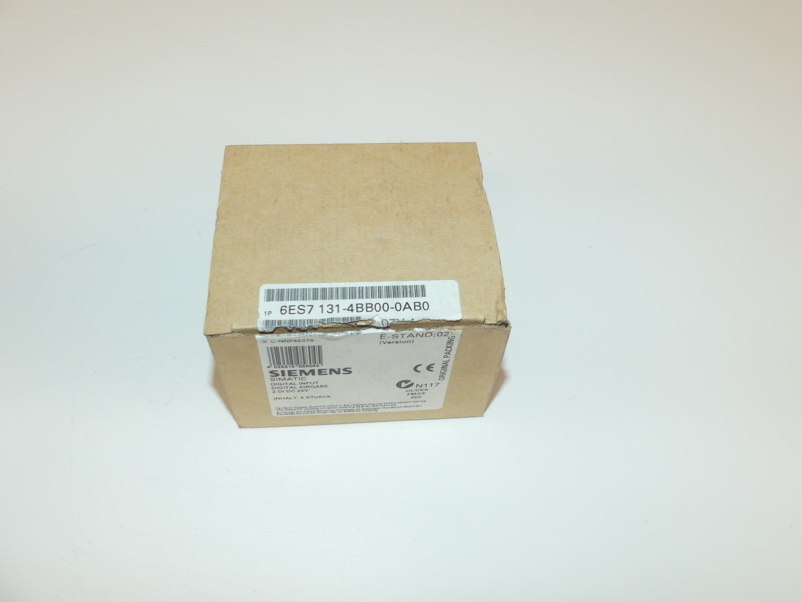 Siemens 6ES7 131-4BB00-0AB0    6ES7131-4BB00-0AB05er Pack