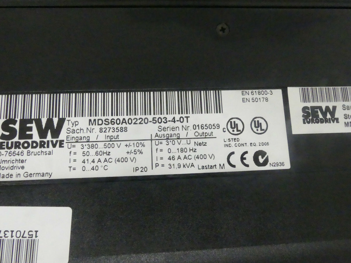 SEW MDS60A0220-503-4-0T