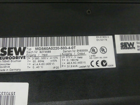 SEW MDS60A0220-503-4-0T