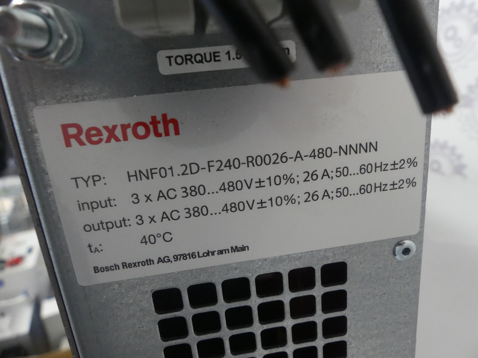 Rexroth HNF01.2D-F240-R0026-A-480-NNNN (Neuwertig)