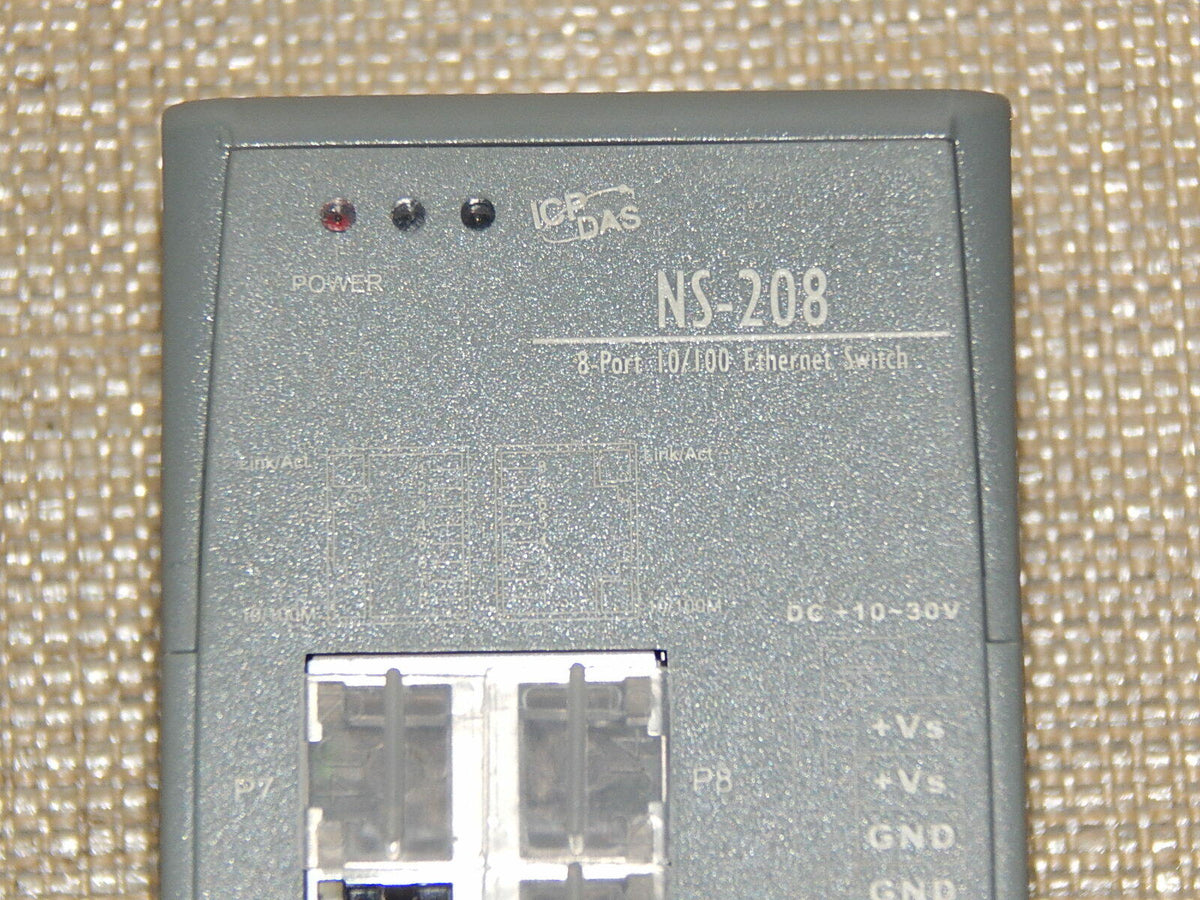 ICP NS-208  8-Port Ethernet Switch Used