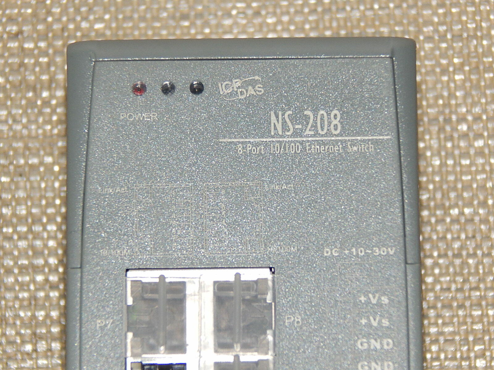 ICP NS-208  8-Port Ethernet Switch Used