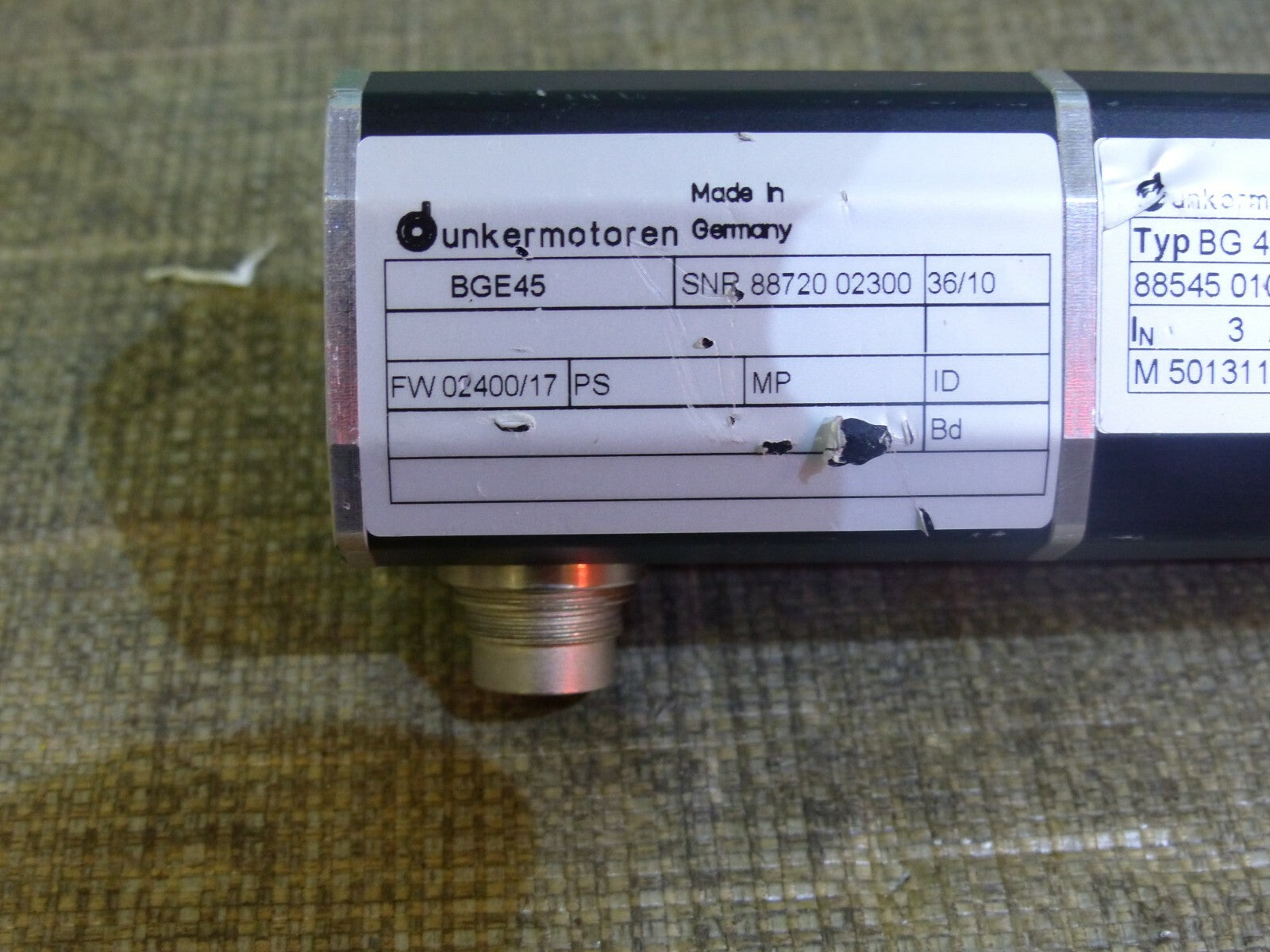 Dunkermotoren BGE45 + BG45X15 + PLG42 S