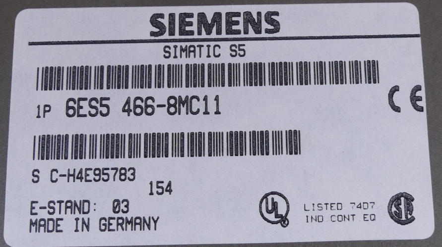 SIEMENS SIMATIC S5 Analog Input Modul  6ES5 466-8MC11