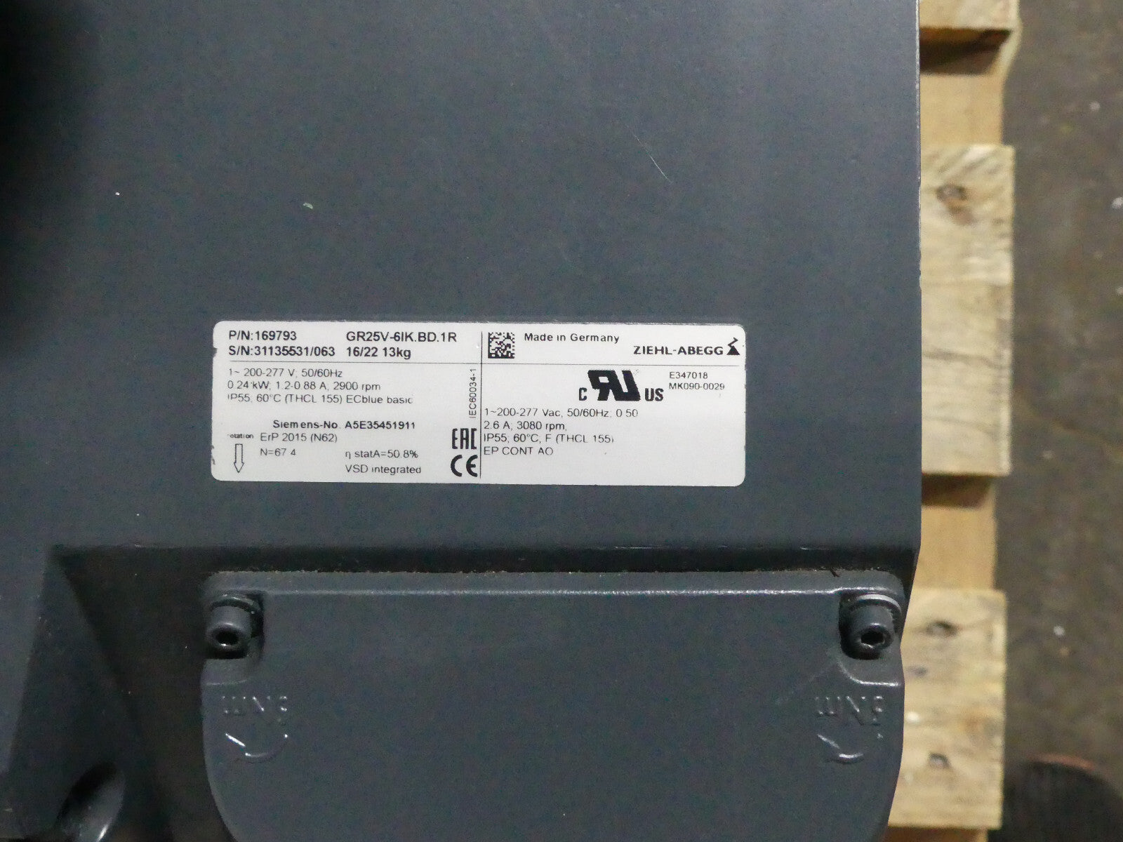 Siemens 1PH8184-1DF030CA1-Z  1PH8184-1DF030-CA1-Z