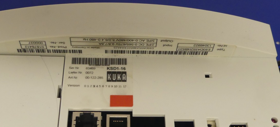 KUKA KSD1-16 E93DA552I4B531