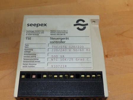 SEEPEX TSE/STG 120/220 Steuergerät TemperaturRegl used s.Bilder