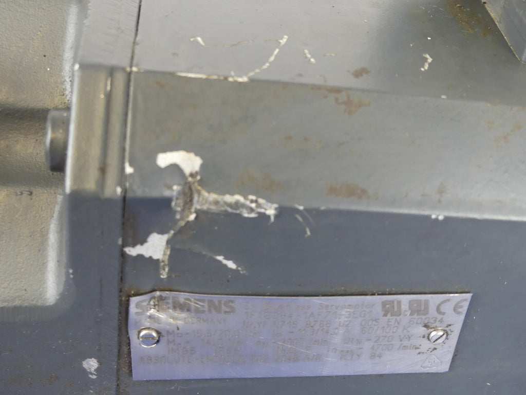 SIEMENS 1FT6084-1AF71-3EG1 Beschädigt s.Bilder