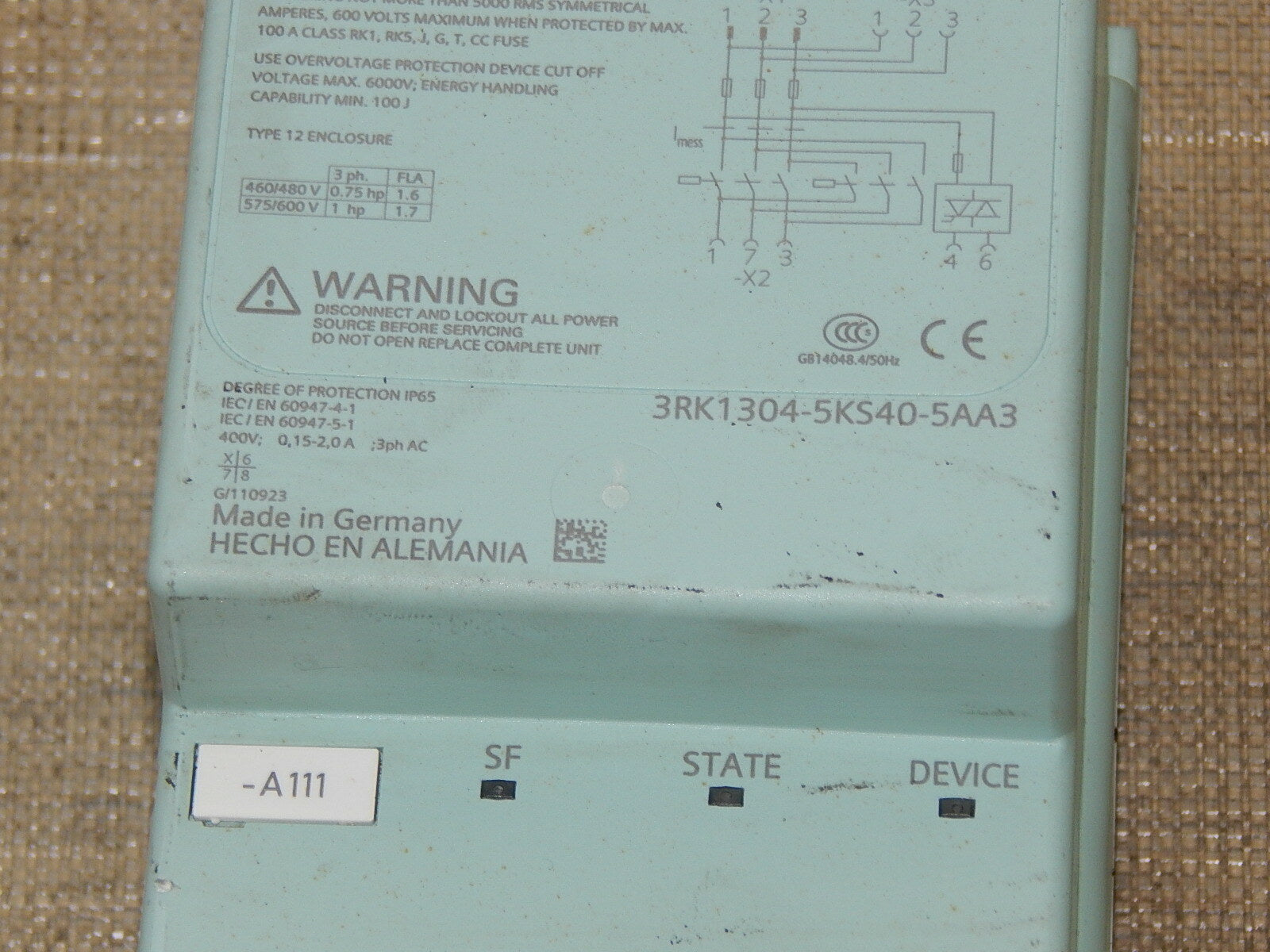 Siemens  RSe-ST 3RK1304-5KS40-5AA3 used