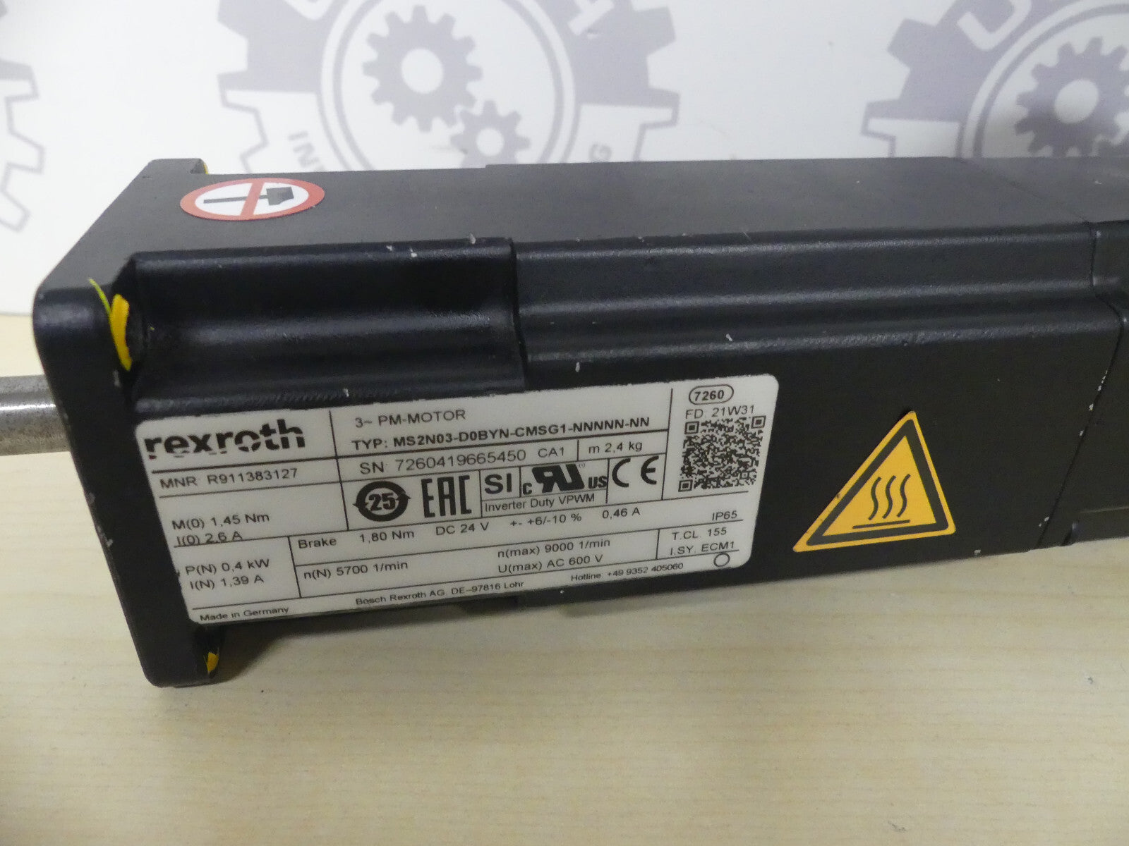 REXROTH MS2N03-D0BYN-CMSG1-NNNNN-NN