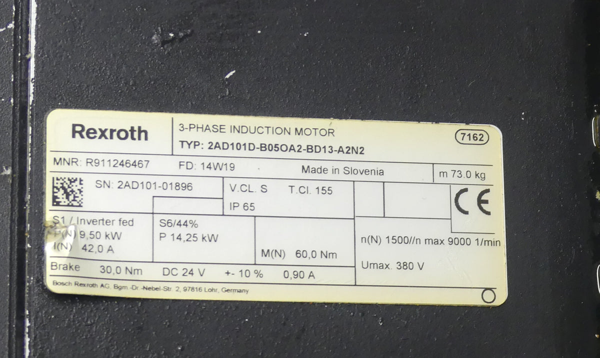 REXROTH 2AD101D-B05OA2-BD13-A2N2